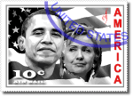 Obama & Clinton Stamp Thumbnail