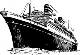 Ocean Liner clip art