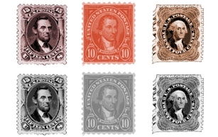 Old stamp Vectors Thumbnail