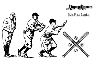 Olde-Time Baseball Vectors