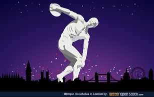 Olympic Discobolus in London 2012 Thumbnail