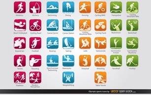 Olympic Sports Icons Thumbnail