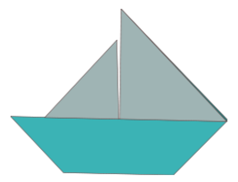 Origami sailboat Thumbnail