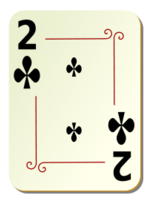 Ornamental deck: 2 of clubs