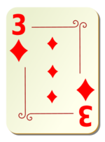 Ornamental deck: 3 of diamonds Thumbnail