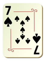 Ornamental deck: 7 of spades