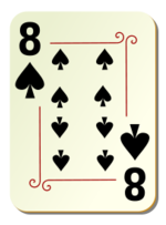 Ornamental deck: 8 of spades Thumbnail