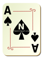 Ornamental deck: Ace of spades Thumbnail