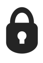 Padlock Icon (Rounded)