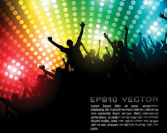 Party people vector illustration Thumbnail
