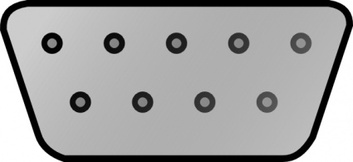 Pc Connectors Pins Serial Interface clip art Thumbnail