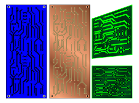 PCB 3 color - electronics Thumbnail