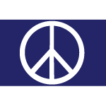 Peace Protest Vector Flag