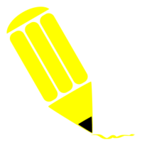 Pencil stylized Yellow