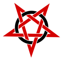 Pentagramme Rouge et Noir Thumbnail