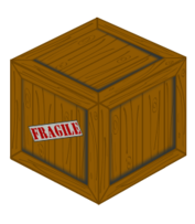 Perspective Wooden Crate Thumbnail
