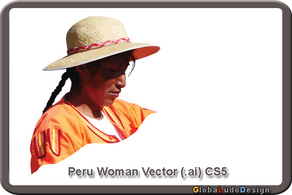 Peru Woman Vector 2 Thumbnail