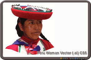 Peru Woman Vector Thumbnail
