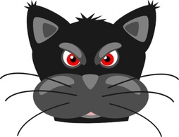 Peterm Angry Black Panther clip art Thumbnail