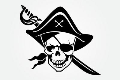 Pirate Skull Vector Head Thumbnail