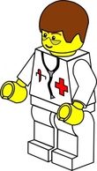 Pitr Lego Town Doctor clip art Thumbnail