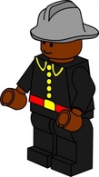 Pitr Lego Town Fireman clip art Thumbnail