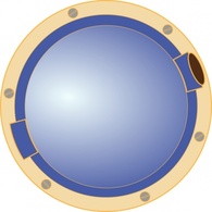 Porthole Window Ship clip art