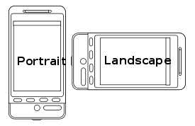 Portrait v Landscape Device Orientation