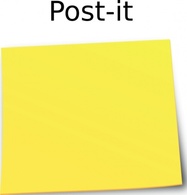 Post It Note clip art