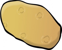 Potato clip art Thumbnail