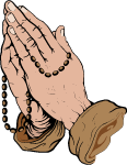 Praying Hands Vector Thumbnail