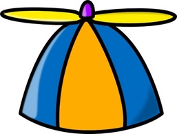 Propeller Hat clip art Thumbnail