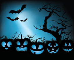 Pumpkin Halloween Vector Illustration Thumbnail