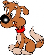 Puppy Cartoon clip art