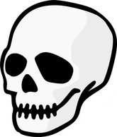 Purzen Skull clip art