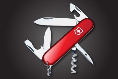 Realistic Swiss Knife Vector Thumbnail