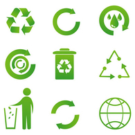 Recycle Icon Vectors Thumbnail