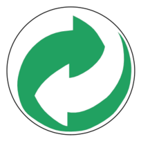 Recycling Symbol Green and White Arrows Thumbnail