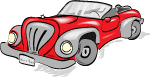 Red Car Cartoon Free Vector