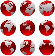 Red Chrome Globes Thumbnail