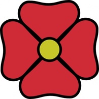 Red Flower clip art
