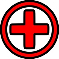 Red Icon Cross Cartoon Help First Aid Kit Pitr