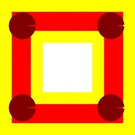 Red Icon Yellow Square Block