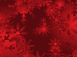 Red Snow Background