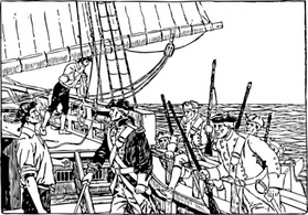 Redcoats Boarding clip art Thumbnail