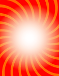 Retro Sunbeams Vector Thumbnail