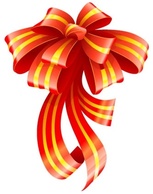 Ribbon for christmas gift decoration