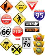 Road Signs & Traffic Light Thumbnail