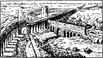 Roman Aqueducts clip art Thumbnail