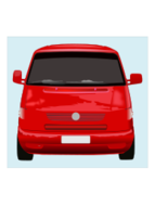 Roter VW-Bus Thumbnail